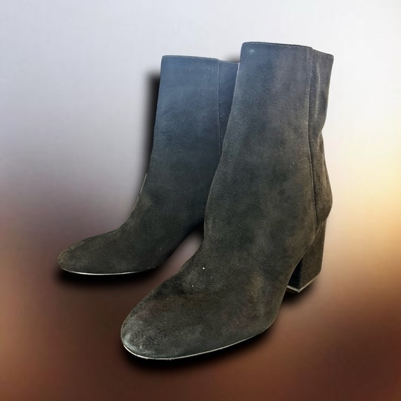 J. Crew Black Suede 'Sadie' Ankle Boots Size 9.5 ASO Duchess Meghan Markle - Picture 15 of 16